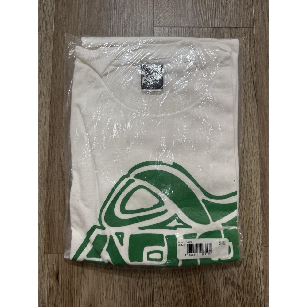 Vintage Y2K Adio Skater Green Logo‎ T Shirt Size L